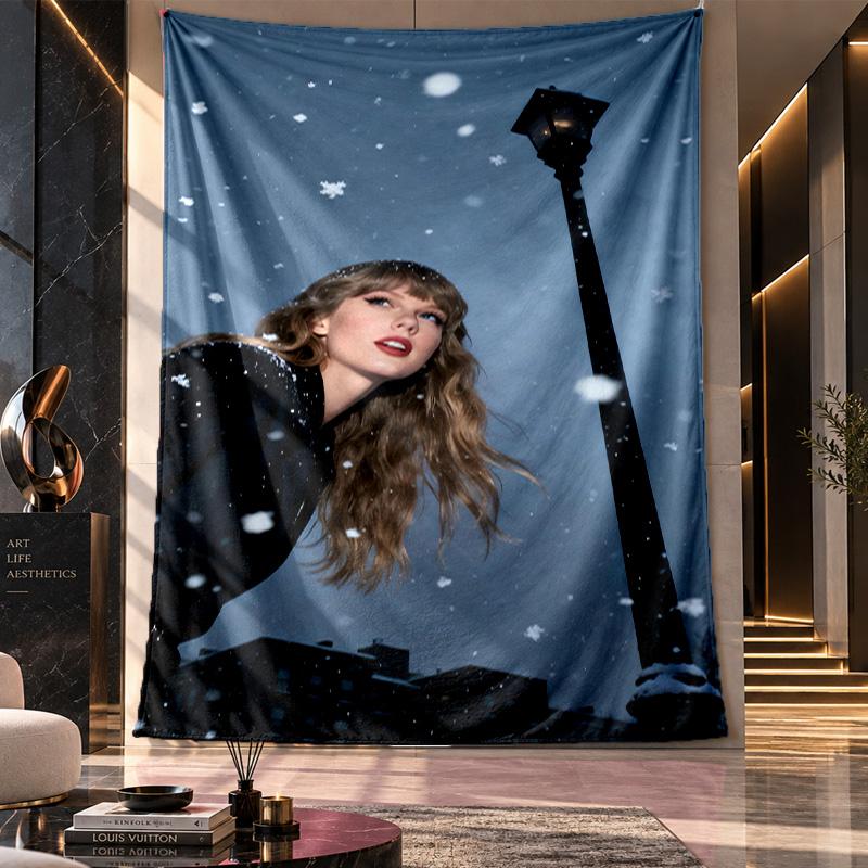 Wall Hanging Tapestry,Taylor Swift Printed Fabric Backdrop For Dorm Room Party Decoration