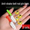 Night Fishing LED Rod Tip Light with Copper Bell - Sea Rod Alarm and Glow Sensor