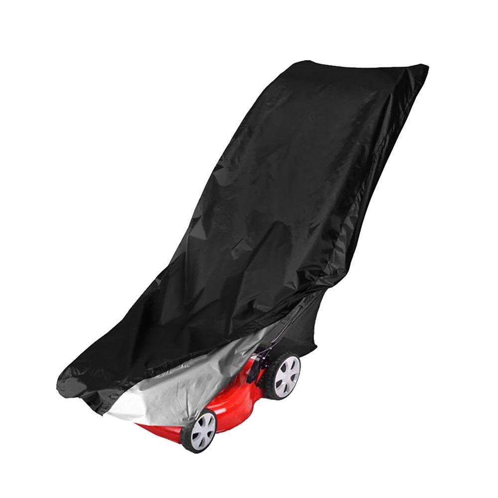 Universal Push Mower Cover Black Outdoor Mower Cover Durable Mower Protection Cover