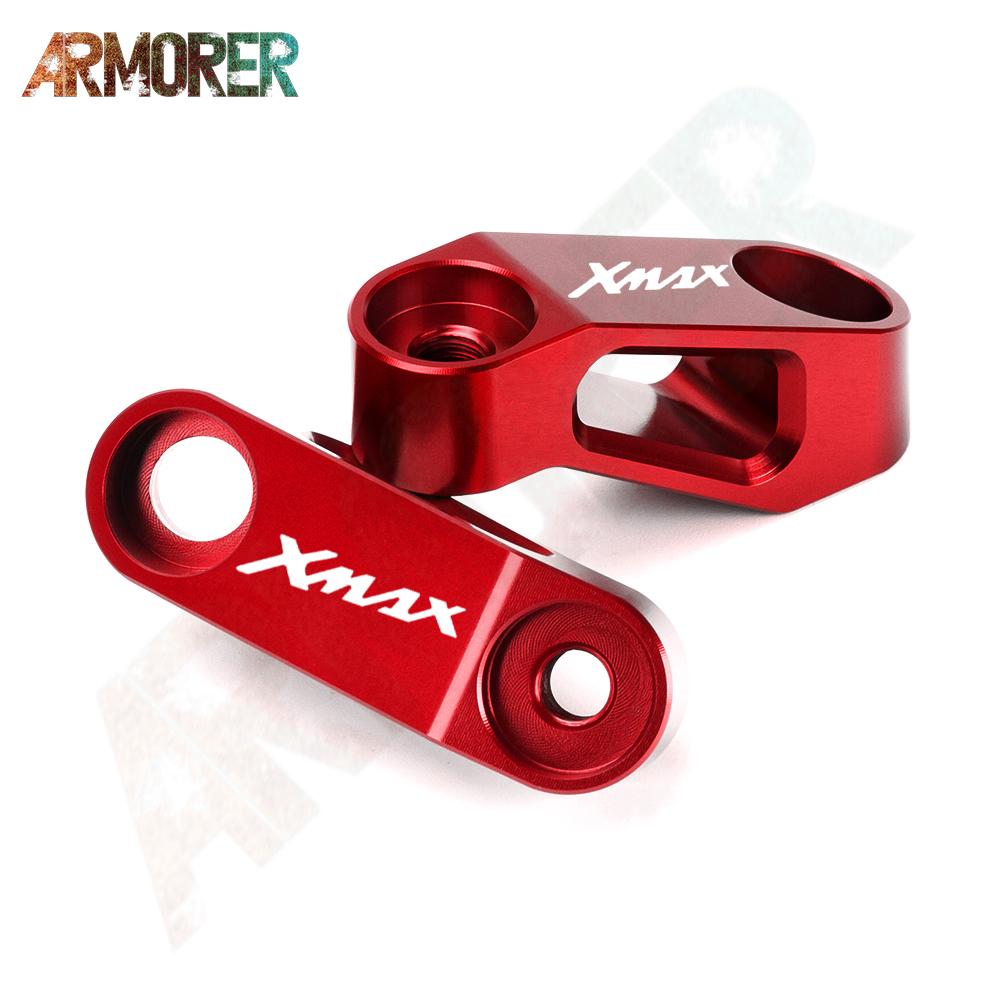 For YAMAHA XMAX X MAX X-MAX 125 250 300 400 XMAX 300 400 Motorcycle Accessories Rearview Mirrors Extension Riser Extend