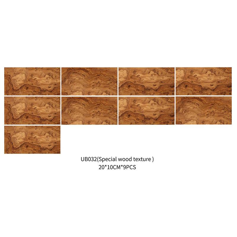 Buy 9Pcs Bathroom Wall Sticker Blue Grey Marble Bricks Wall Decals Wall Tile Selfadhesive