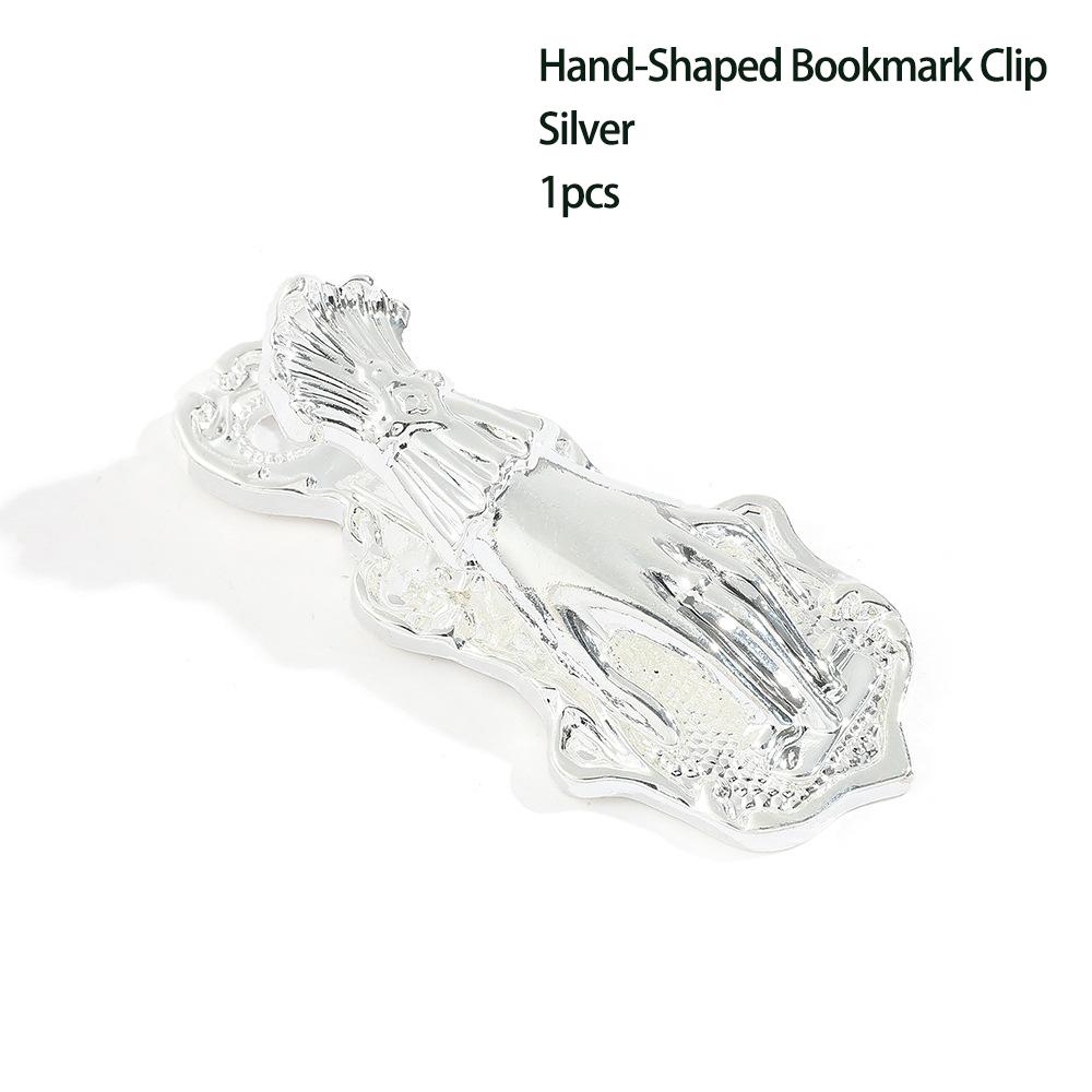 

1pcs Women s Hand-Shaped Metal Bookmark Clip Page Holder, File Clip Handmade Travel Notebook Accessories Reading Stationery
