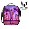 International Players Lunch Bag Meal Bag Elementary School Picnic Ice Bag Satchel Shoulder Bag