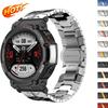 For Amazfit T-REX 2 Watch Strap Metal Stainless Steel Adjustable Band Bracelet For Amazfit T T-Rex3 /T-REX 2Ultra/T-Rex/T-RexPro