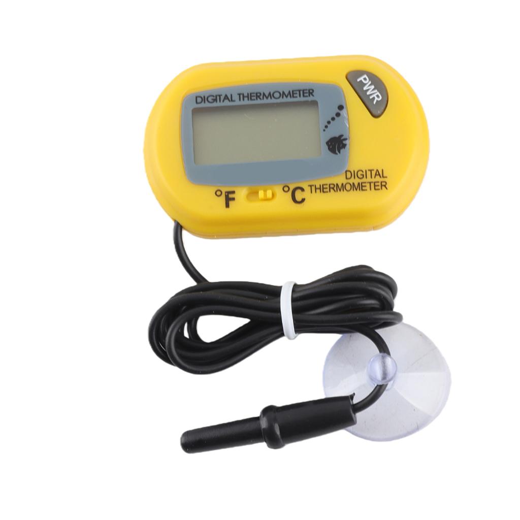 Digital LCD Sensor Aquarium Water Thermometer Controller Wired Fish   Accessories