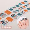 3D Waterproof Semi Cured UV Gel Toe Stickers for Nail Art-Luxurious Style Easy Apply