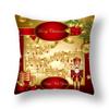 Christmas and New Year decoration pillowcase sofa cushion cover bedroom room home decoration Christmas gift 45x45cm
