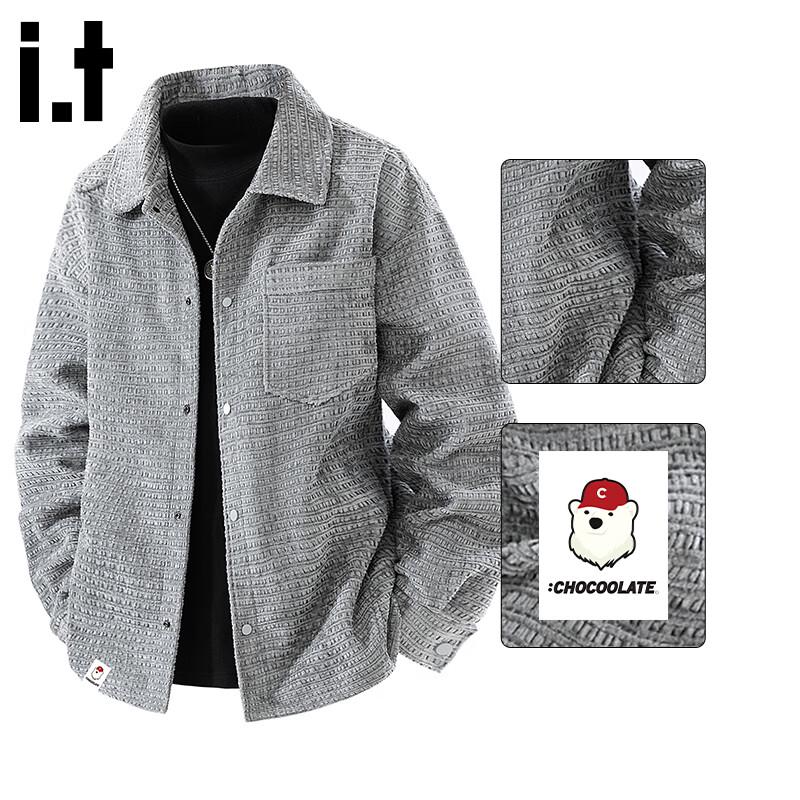 CHOCOOLATE Men s Loose Fit Lapel Jacket 2XL