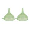 Yousheng 2Pcs Wide Mouth Kitchen Filling Funnel, Oils Liquid Soy Sauce Powder Transfer Funnel, Food Grade Canning Funnel for Bottles &