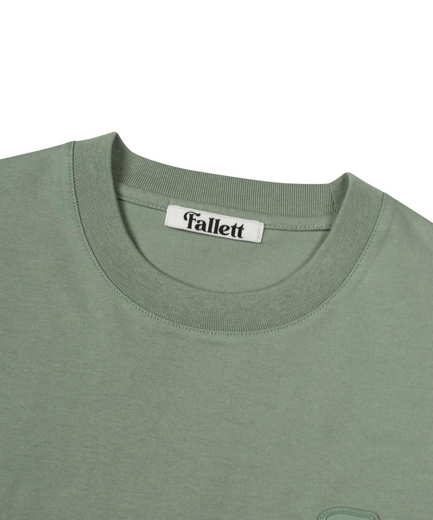 FALLETT Small Brush Logo Short Sleeve T-Shirt Mint