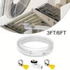 36ft Air Conditioner Drain Hose Kit with Connector and Clamps Compatible with Split and Casement Air Conditioners
