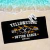 Yellowstone TV Show Microfiber Beach Towel Absorbent Quick Dry Soft Yoga Swimming Resort Mountain Climbing Towel