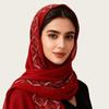 Nouveau Turban Musulman Instantané en Mousseline Respirant Couverture Complète Châle Islamique Froissé Couleurs Unies Head Wraps