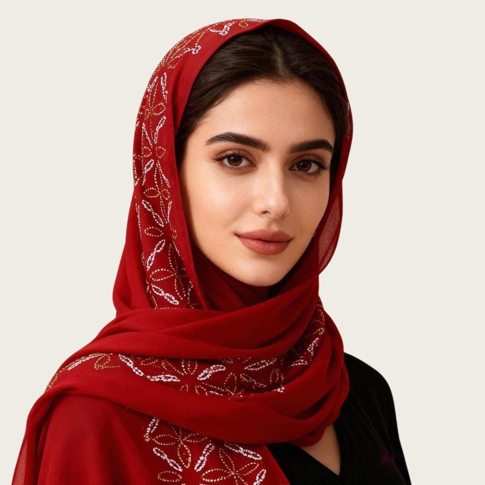 Nouveau Turban Musulman Instantané en Mousseline Respirant Couverture Complète Châle Islamique Froissé Couleurs Unies Head Wraps