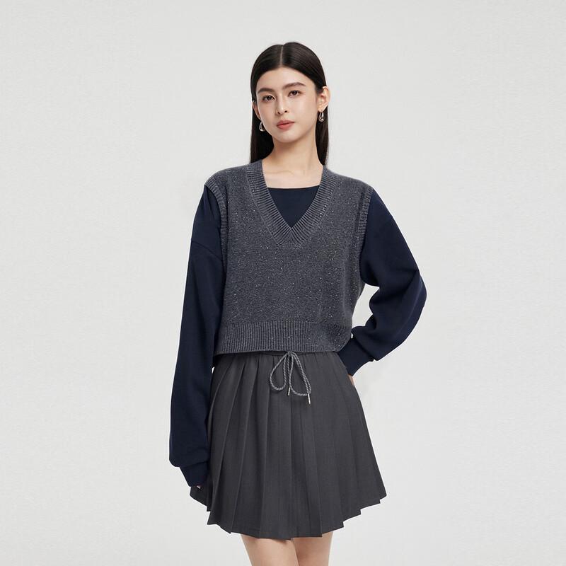 FivePlus Women's V-Neck Knit Sweater Vest