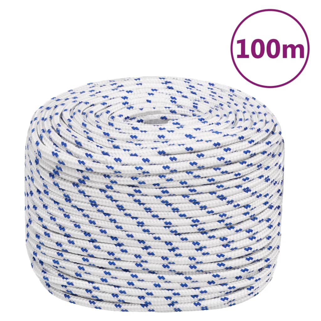 Boat Rope White 10 Mm 100 M Polypropylene
