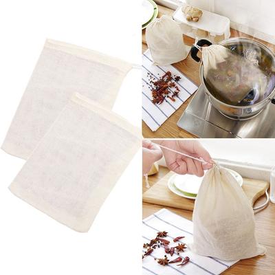 Food Special Tea Coffee Food Colander Nut Milk Wine Strainer Strainer Mesh Cotton Filter Bag