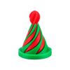 Christmas 3D Printed Christmas Hat, Spiral Decompression Tool, Puzzle Toy, Children's Gift