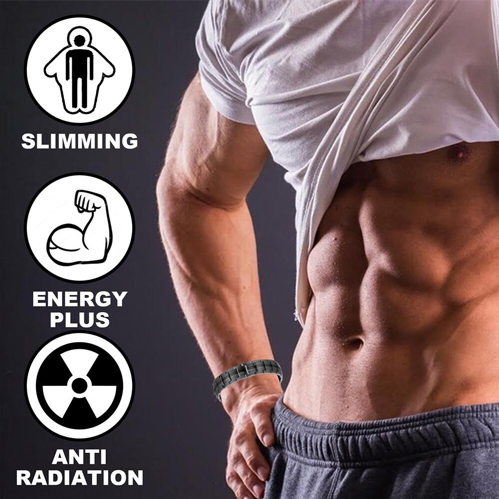 Magnetický náramek Náramek pro energetickou rovnováhu Dárek pro muže Manžela Tatínka Přítele