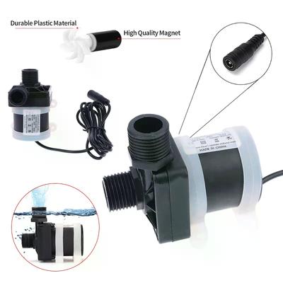 1Pcs DC 12V 24V IP68 Silent 4 Points Threaded Brushless Solar Motor Water Pump Water Heater Shower Floor Heating Booster Pumps