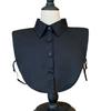 Black Lapel Half Shirt White False Blouse Collar Simple Fake Collar  Clothes Decoration