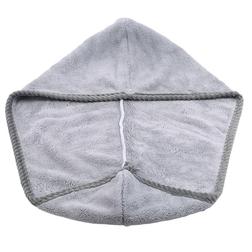 Turban 1Pc Shower Hair Drying Towels Durable Bathroom Solid For Women Hair Drying Cap