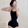 Swimsuit Women's Quick-drying Sports Swimming Pool Professional Swimsuit One-piece Conservative Belly Cover Skinny Racing Swimsuit Flat Angle