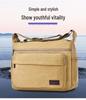Men's Multifunctional Canvas Crossbody Bag: Versatile Travel & Tool Carrier