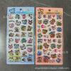 New1/4pcs Kawaii Blue Angel 3d Crystal Embossed Stickers Children'S Handbook Diy Mobile Phone Case Decoration Stickers Toy Gifts