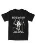 Bathory Band Pattern Tshirt Black Neutral Shirt Featuring Skull And Cross Bone Design Black Mark Print