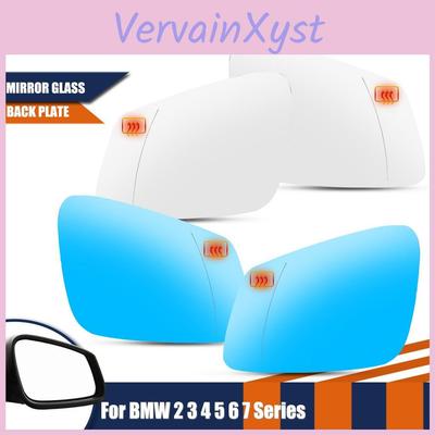 F02 F04 F01 Bmw For F07 F10 F11 F13 I3 F20 F30 F46 2010 2016 Left Right Side Wing Mirror Glass Heated Blue Convex Rear View