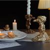 Vintage Candlestick Holders Resin Candle Holders Desktop Decoration Deluxe Candle Holders Wedding Holiday Party Candles Holder