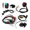 Wiring Harness Solenoid Coil Rectifier CDI Kit Fits for 50cc 70cc 110cc 125cc ATV Quad Bike