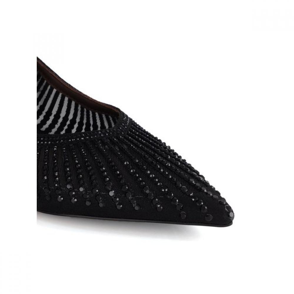 Vainer Women Mesh Dress Shoes Black Samm033ak