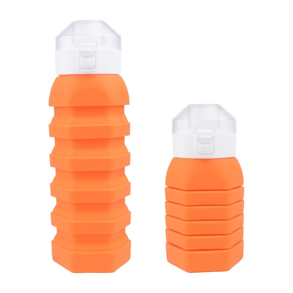 Large-capacity Collapsible Sport Bottle 350-650ML Foldable Drinking Cup  Outdoor Travel
