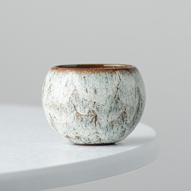 Kiln change Jianzhan teacup Wuxing cup Tianmu teacup single cup master cup gift box business gift