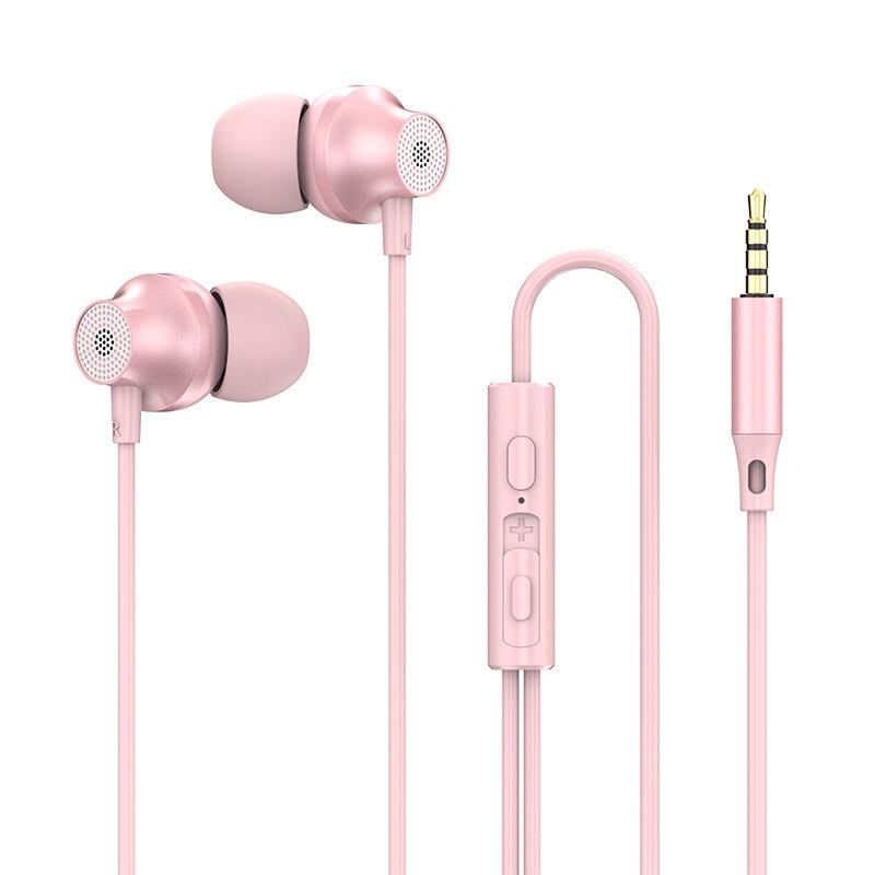 Wired Metal In-Ear Earphones with 3.5mm and Type-C Ports - Heavy Bass and Mobile Control