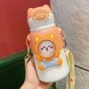 520ml Charming Kids Thermos Bottle With Straw Lightweight Stainless Steel Spacious Boys Girls Student Water Cup Leak Proof Kettle