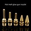 High Efficiency Copper Hot Melt Glue Gun Nozzle Leak Proof Design For Precise Bonding Projects