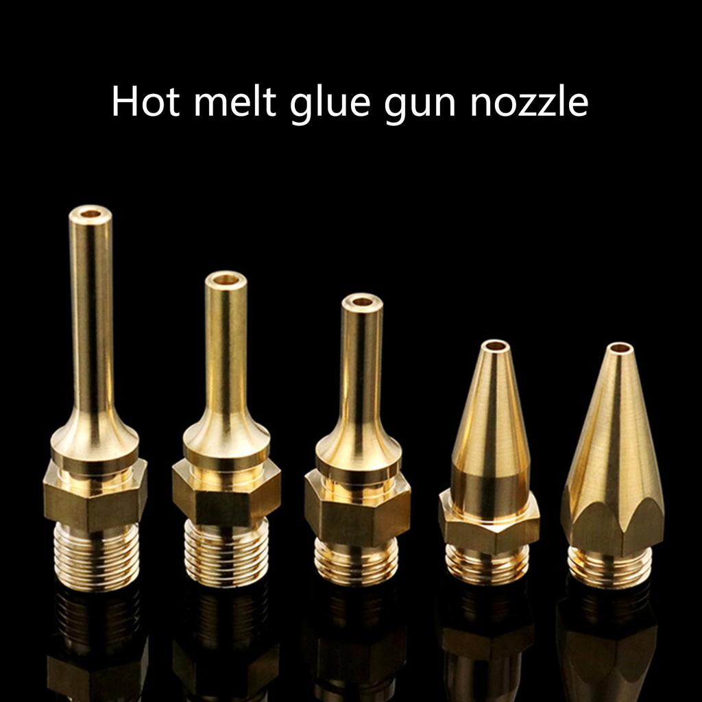 High Efficiency Copper Hot Melt Glue Gun Nozzle Leak Proof Design For Precise Bonding Projects