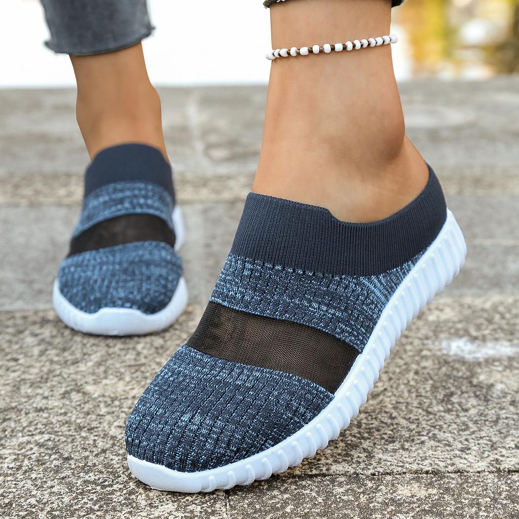 Women Mesh One-pedal Comfortable Soft-soled Shoes, Casual Lazy Shoes