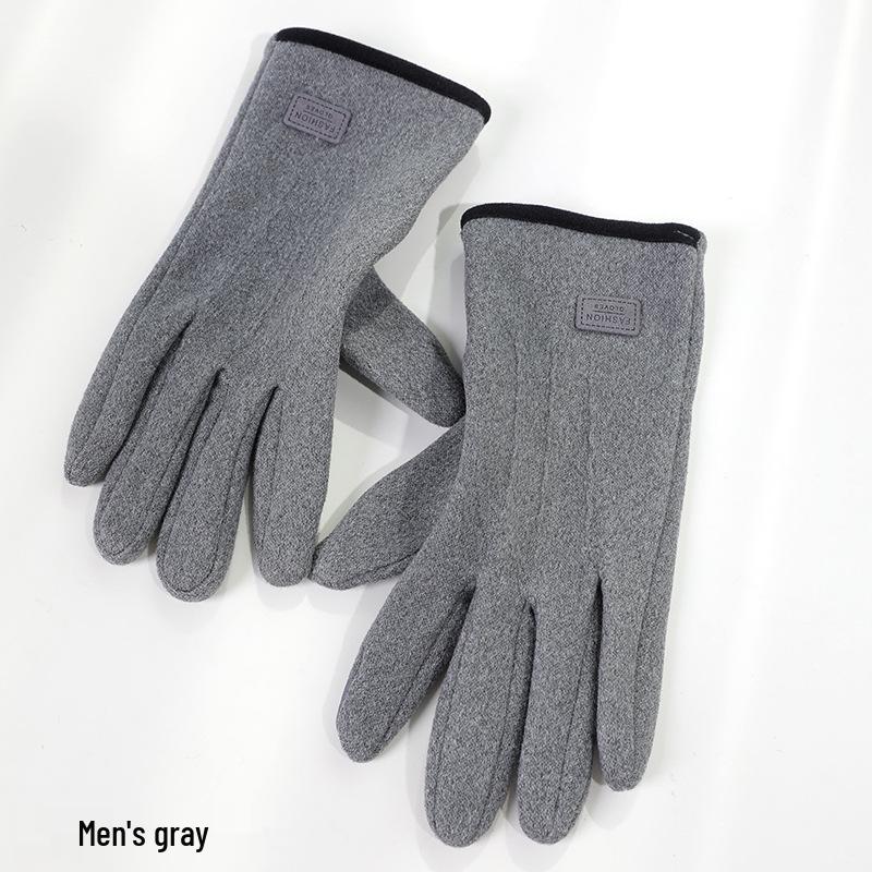 Women's Winter Touchscreen Cycling Gloves - Thicken Velvet, Warm, Cold-Proof, Cute for Autumn & Winter