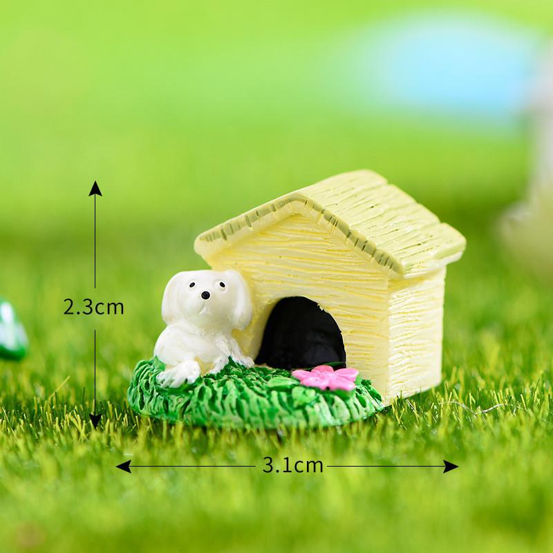 Cute Cartoon Resin Animal House Ornaments Ideal For Succulent Gardens And Diy Projects