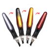 New Motorcycle 24LEDs High Bright Amber Turn Signal Indicator Light Front Rear White Day Running Light Flowing Red Brake Lamps
