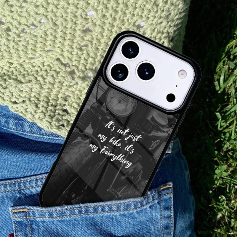 Motorcycle Motorbike Soft Mobile Phone Case Compatible with IPhone 17 16 15 14 13 12 11Pro Max 17 Air Cover