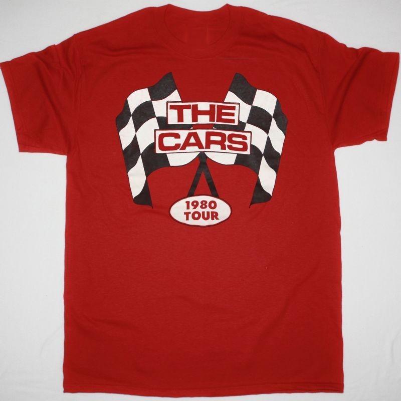 

THE CARS PANORAMA TOUR 1980 NEW RED TSHIRT All Size S5XL EL079 Unisex T-Shirt XL
