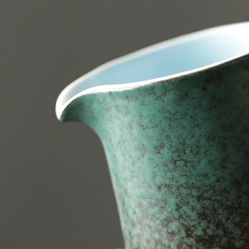 300ml Ceramic Fair Cup Coarse Pottery Tea Divider Vintage Tea Sea