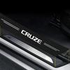 Carbon Fiber Door Sill Protector Stickers For Chevrolet Cruze Front Rear Threshold Decals Rear Trunk Bumper Guard Accessories