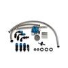 Universal Fuel Pressure Regulator Kit Car Fuel Pressure Regulator 100psi Adjustable Oil Gauge AN 6 Fitting End Oil Hose Fitting