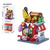 Cartoon Anime Street View Building Blocks DIY Toys Bricks Game Assembled Kids Toys Birthday Gifts Desktop Ornaments